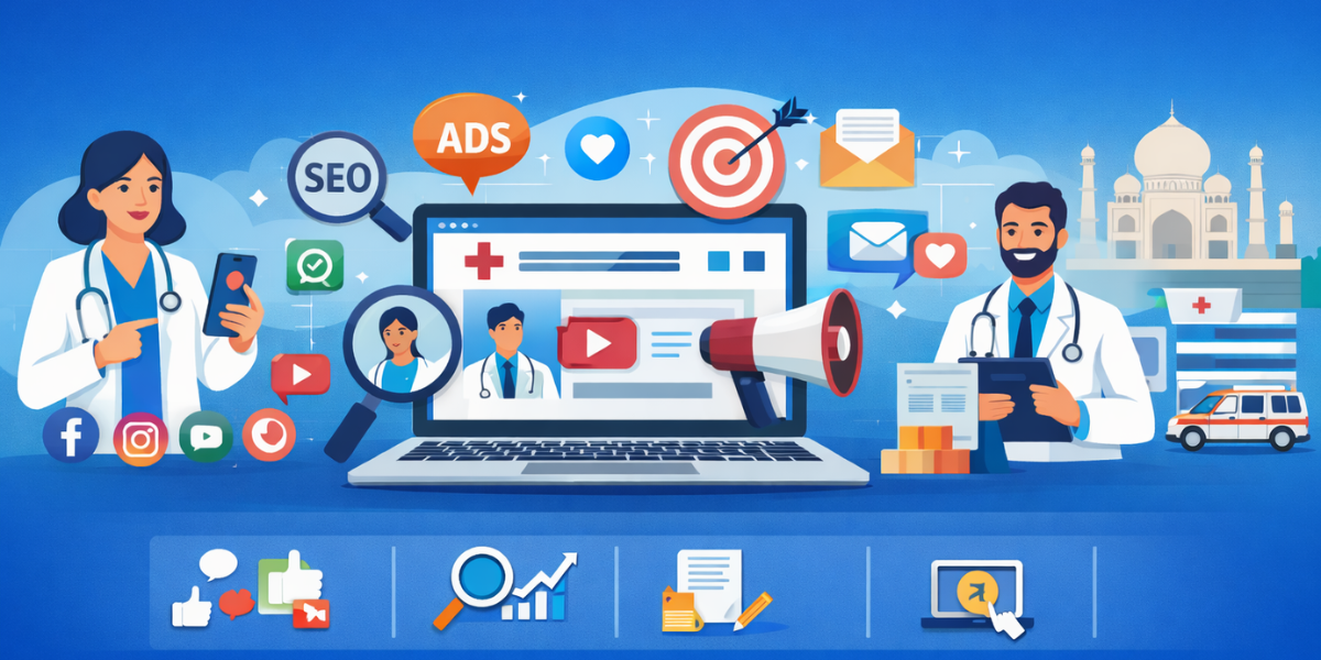 Healthcare Digital Marketing: Complete Guide For Hospitals, Clinics, And Doctors In India