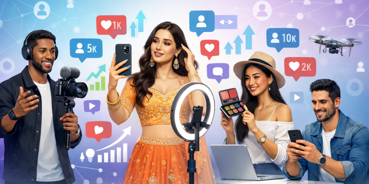 How Brands Grow Faster With Female Mega Influencers & Male Mega Influencer India